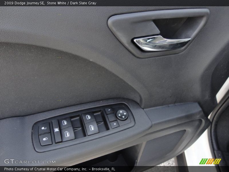 Stone White / Dark Slate Gray 2009 Dodge Journey SE