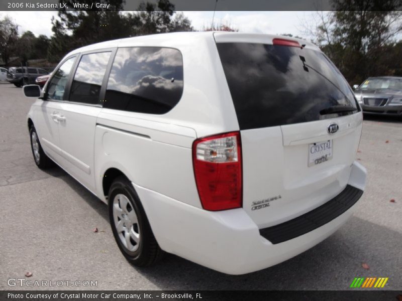 White / Gray 2006 Kia Sedona LX