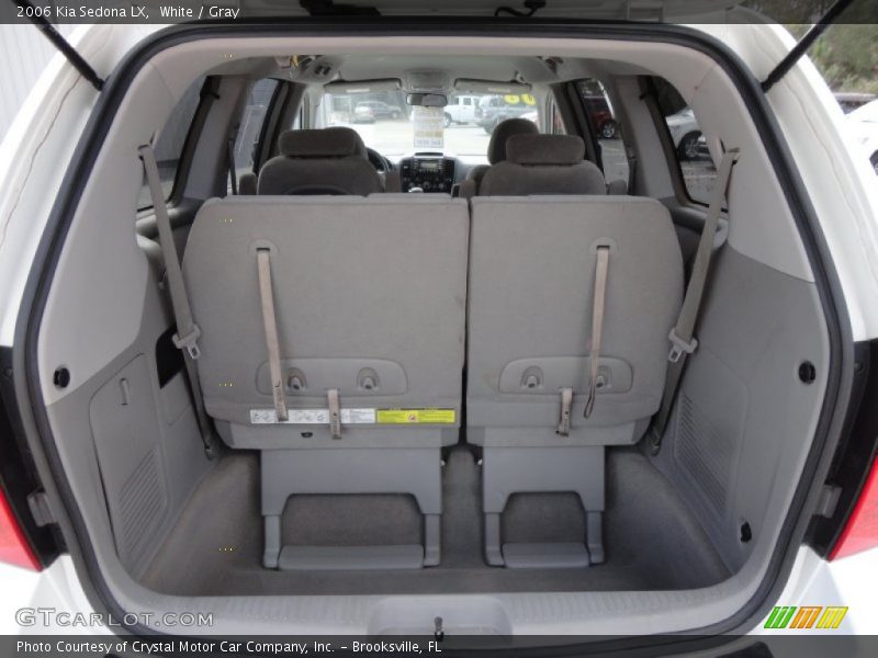 White / Gray 2006 Kia Sedona LX