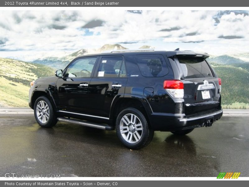 Black / Sand Beige Leather 2012 Toyota 4Runner Limited 4x4