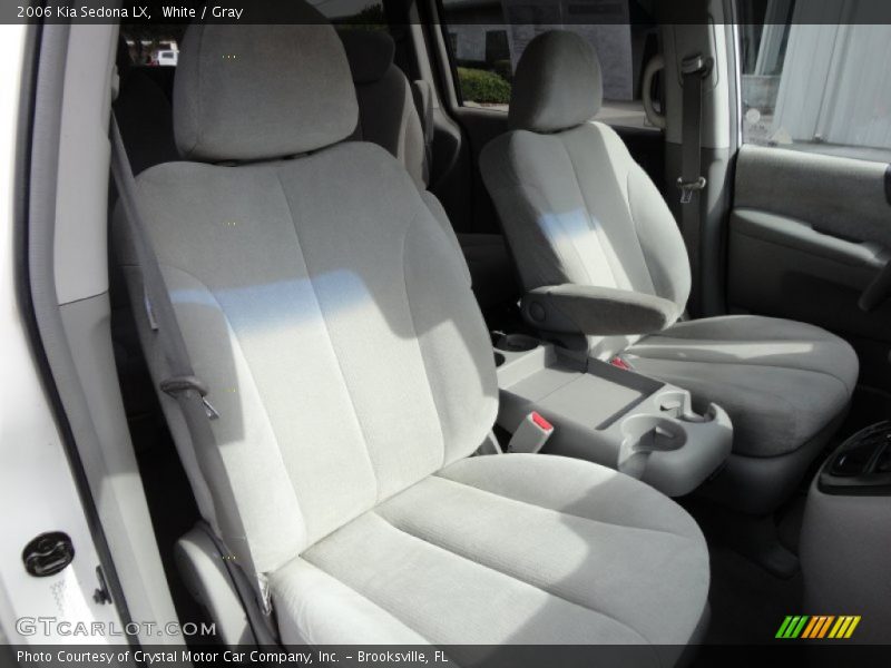 White / Gray 2006 Kia Sedona LX