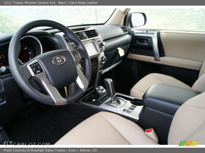  2012 4Runner Limited 4x4 Sand Beige Leather Interior