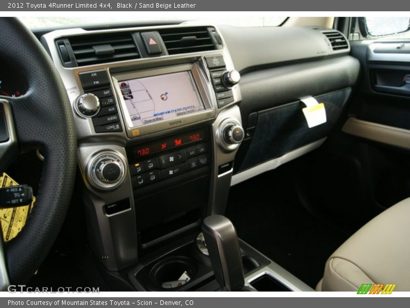 Black / Sand Beige Leather 2012 Toyota 4Runner Limited 4x4