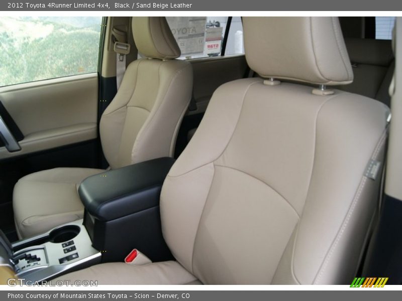 Black / Sand Beige Leather 2012 Toyota 4Runner Limited 4x4