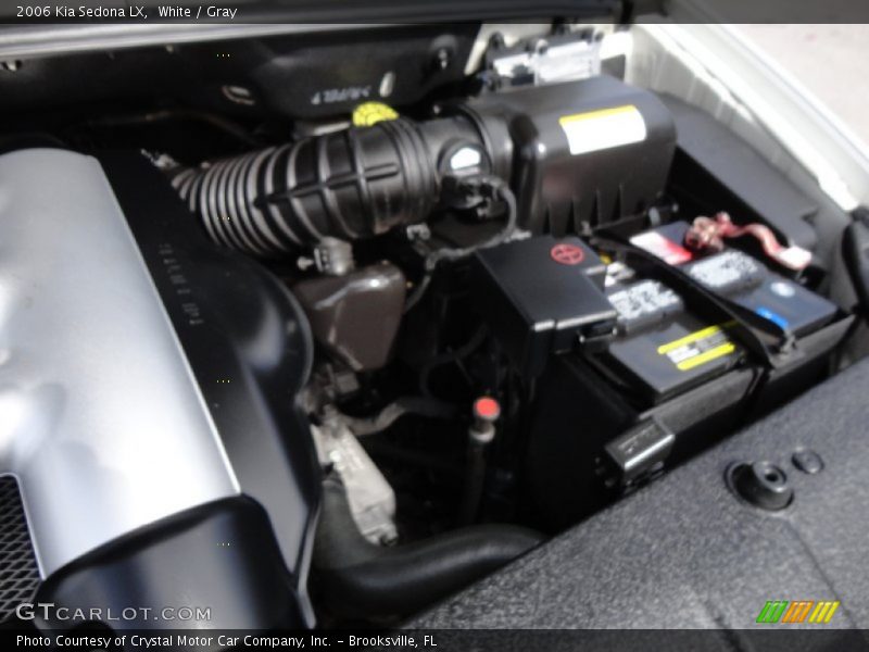 White / Gray 2006 Kia Sedona LX