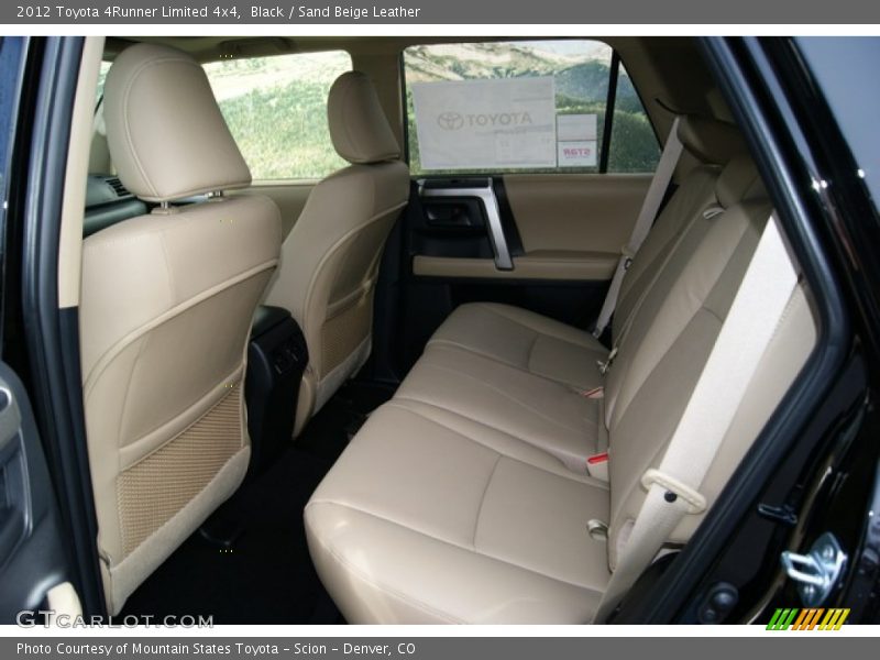 Black / Sand Beige Leather 2012 Toyota 4Runner Limited 4x4