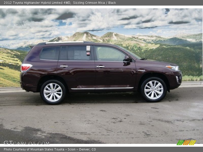  2012 Highlander Hybrid Limited 4WD Sizzling Crimson Mica