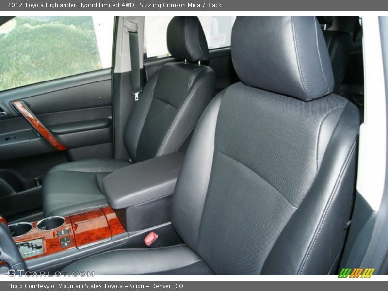 Sizzling Crimson Mica / Black 2012 Toyota Highlander Hybrid Limited 4WD