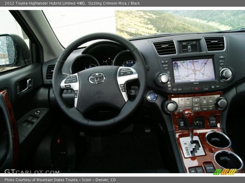 Sizzling Crimson Mica / Black 2012 Toyota Highlander Hybrid Limited 4WD