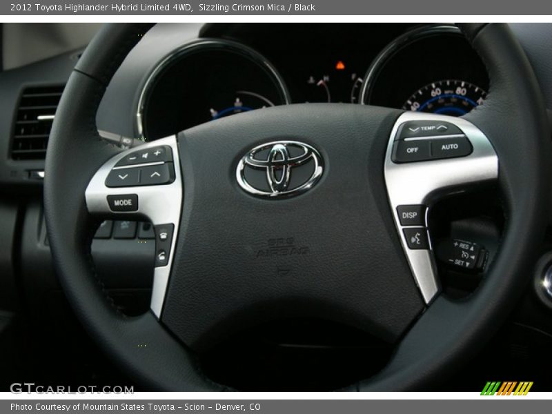 Sizzling Crimson Mica / Black 2012 Toyota Highlander Hybrid Limited 4WD