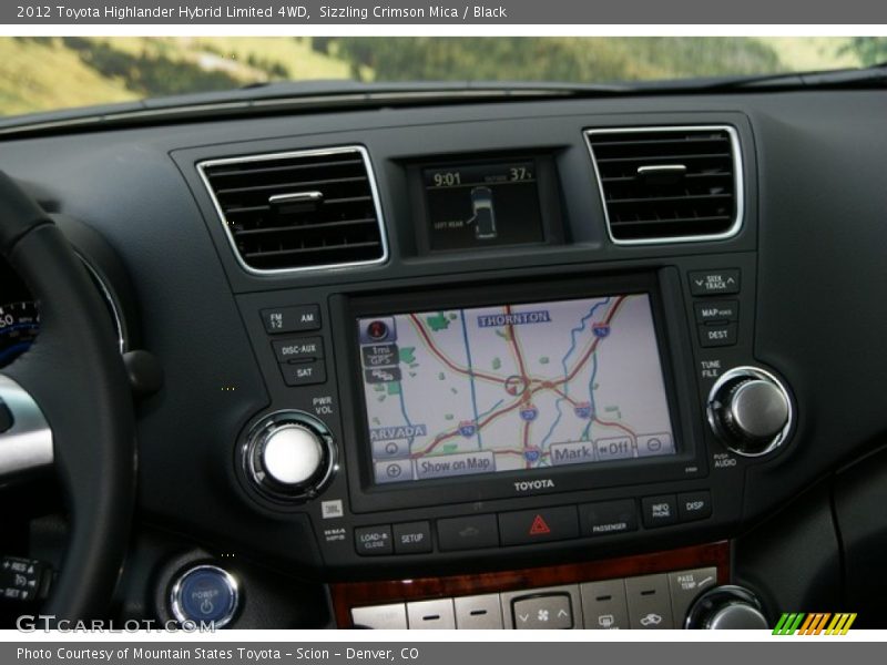 Sizzling Crimson Mica / Black 2012 Toyota Highlander Hybrid Limited 4WD