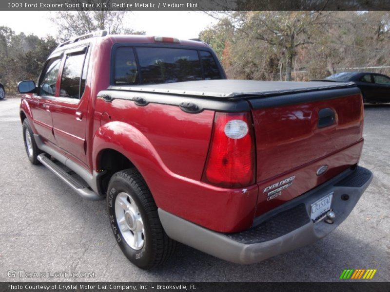Redfire Metallic / Medium Flint 2003 Ford Explorer Sport Trac XLS