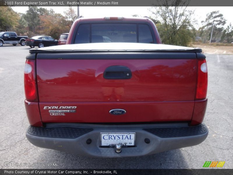 Redfire Metallic / Medium Flint 2003 Ford Explorer Sport Trac XLS