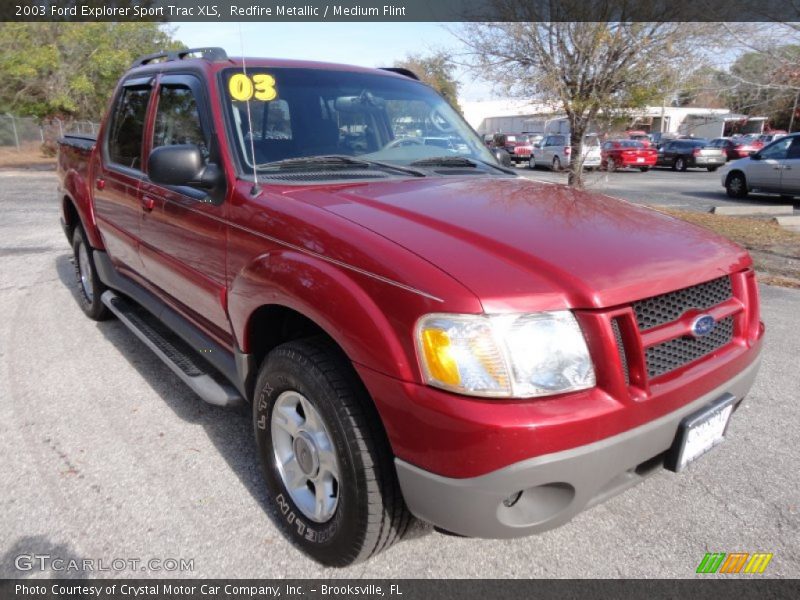 Front 3/4 View of 2003 Explorer Sport Trac XLS