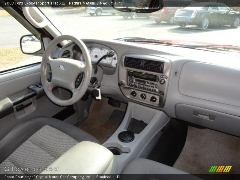 Redfire Metallic / Medium Flint 2003 Ford Explorer Sport Trac XLS