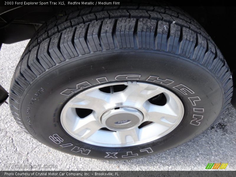Redfire Metallic / Medium Flint 2003 Ford Explorer Sport Trac XLS