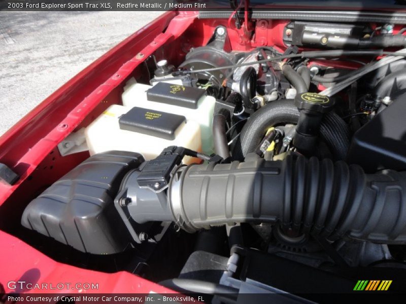 Redfire Metallic / Medium Flint 2003 Ford Explorer Sport Trac XLS