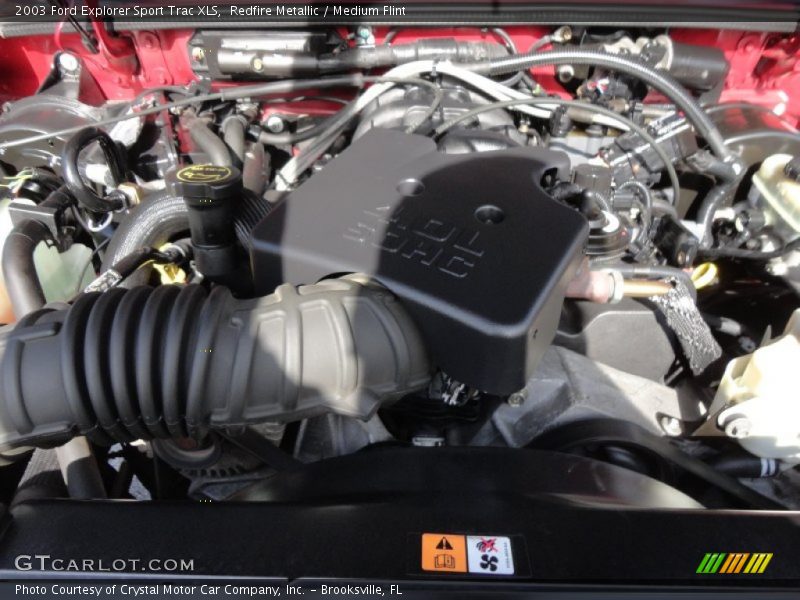 Redfire Metallic / Medium Flint 2003 Ford Explorer Sport Trac XLS