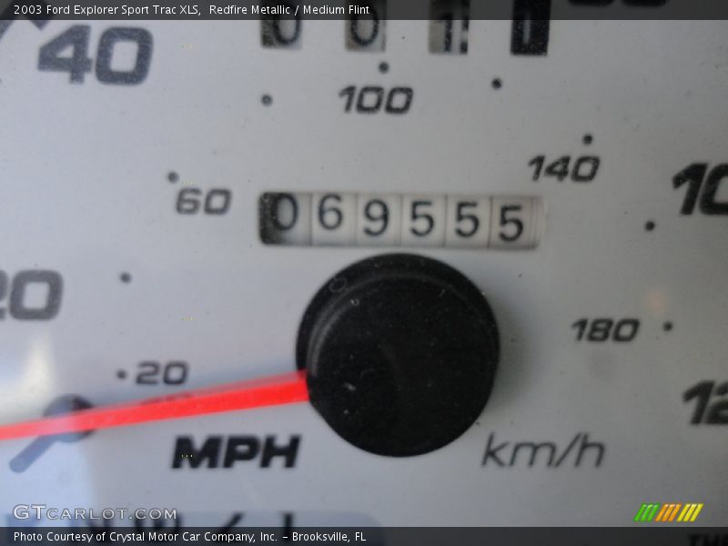 Redfire Metallic / Medium Flint 2003 Ford Explorer Sport Trac XLS