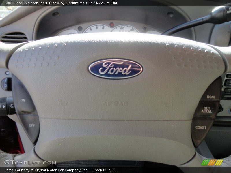 Redfire Metallic / Medium Flint 2003 Ford Explorer Sport Trac XLS