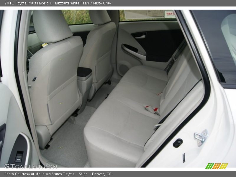 Blizzard White Pearl / Misty Gray 2011 Toyota Prius Hybrid II
