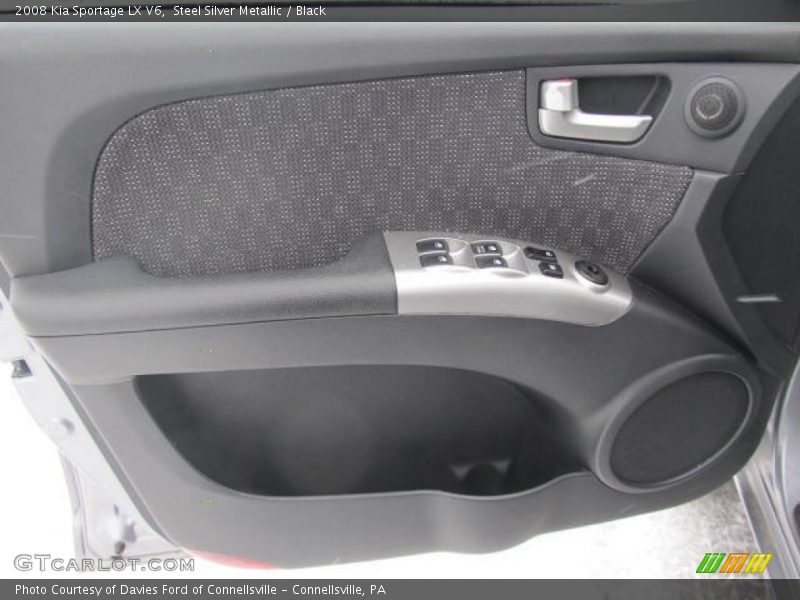 Steel Silver Metallic / Black 2008 Kia Sportage LX V6