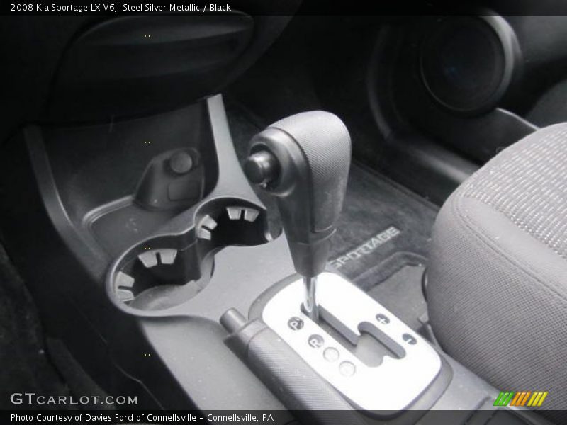 Steel Silver Metallic / Black 2008 Kia Sportage LX V6