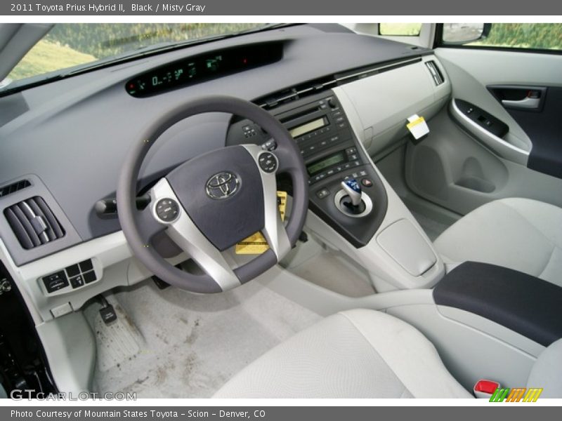 Black / Misty Gray 2011 Toyota Prius Hybrid II