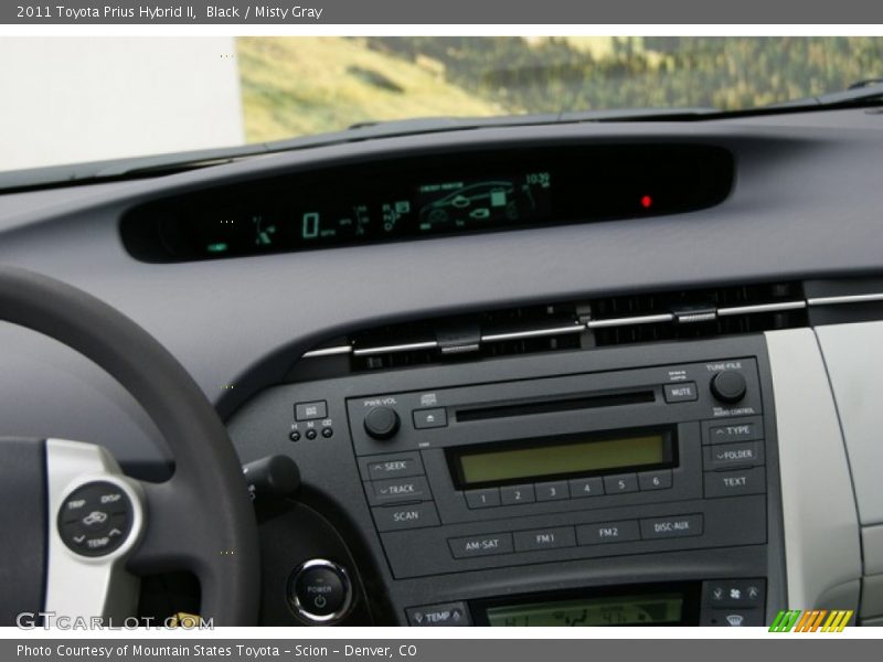 Black / Misty Gray 2011 Toyota Prius Hybrid II