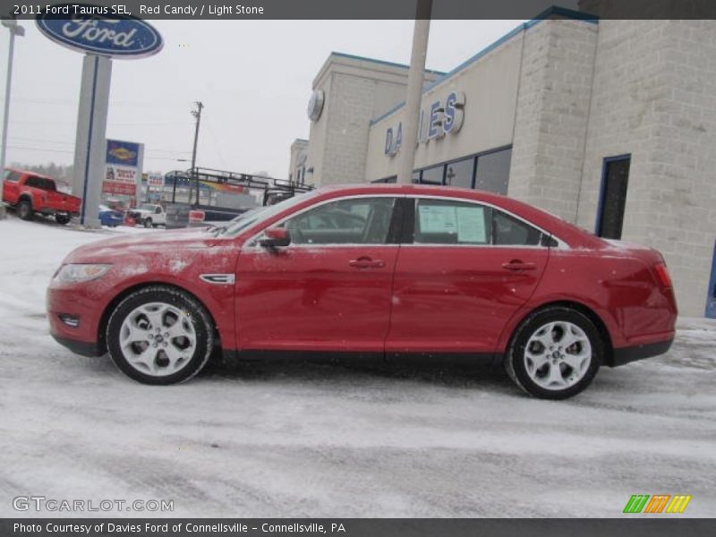 Red Candy / Light Stone 2011 Ford Taurus SEL