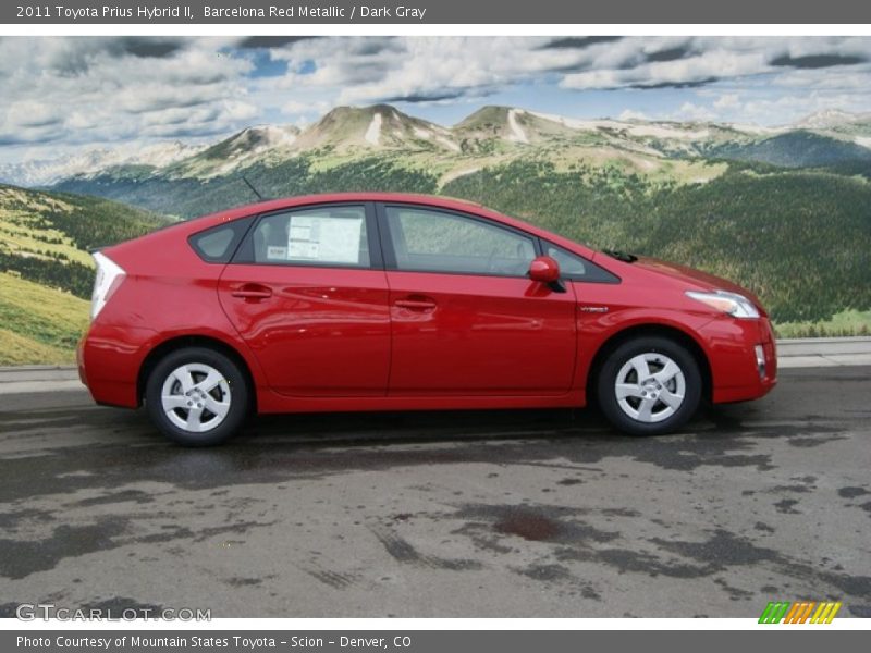  2011 Prius Hybrid II Barcelona Red Metallic