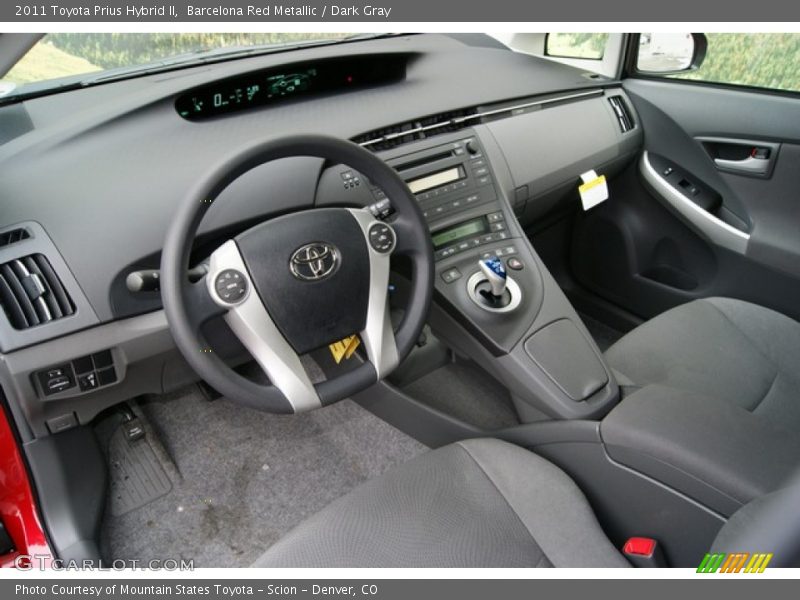  2011 Prius Hybrid II Dark Gray Interior