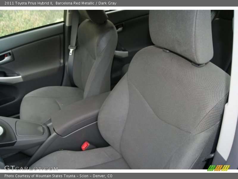 Barcelona Red Metallic / Dark Gray 2011 Toyota Prius Hybrid II