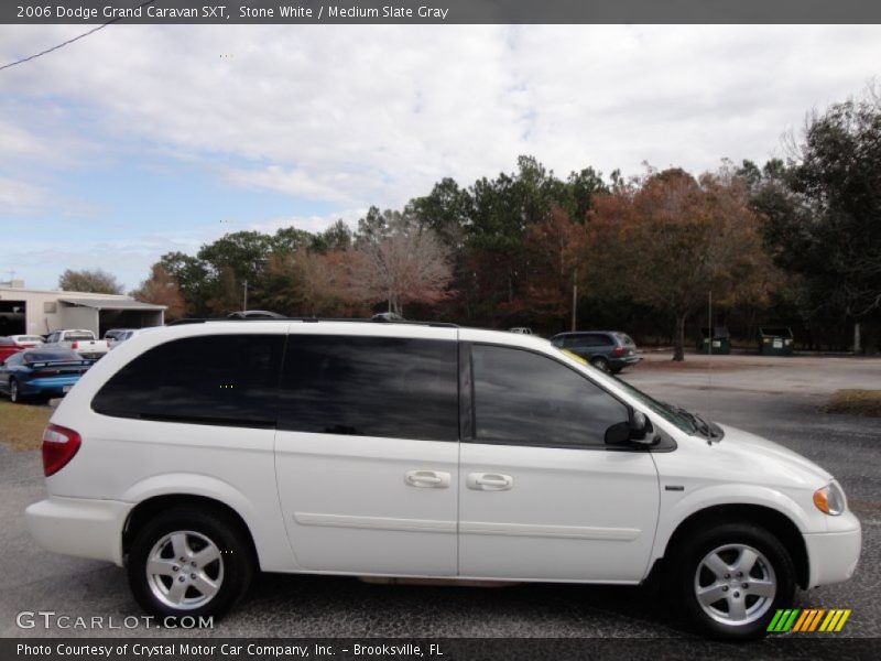 Stone White / Medium Slate Gray 2006 Dodge Grand Caravan SXT