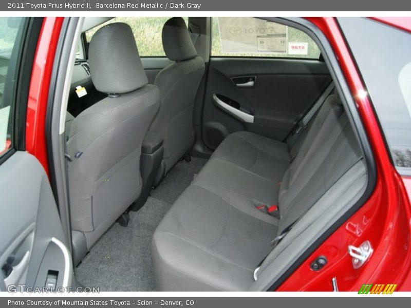  2011 Prius Hybrid II Dark Gray Interior
