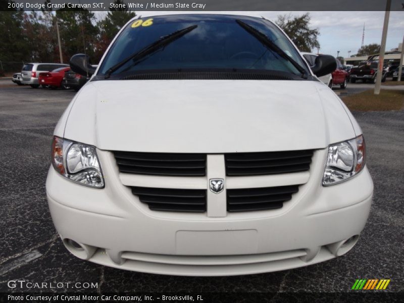 Stone White / Medium Slate Gray 2006 Dodge Grand Caravan SXT