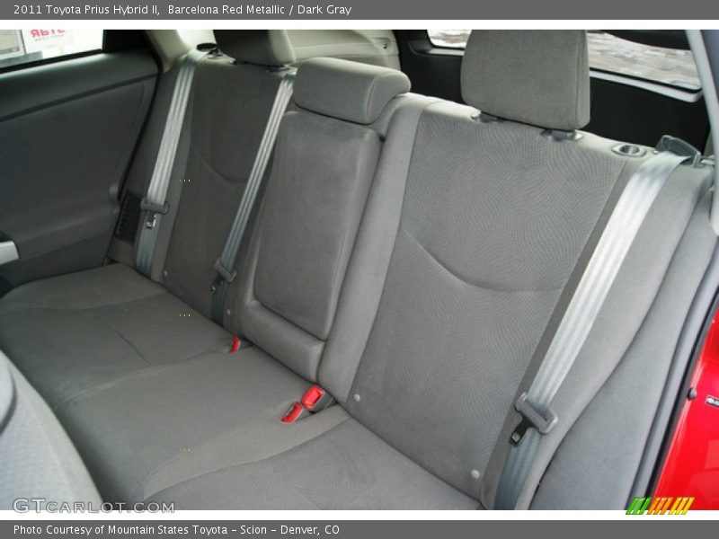 Barcelona Red Metallic / Dark Gray 2011 Toyota Prius Hybrid II