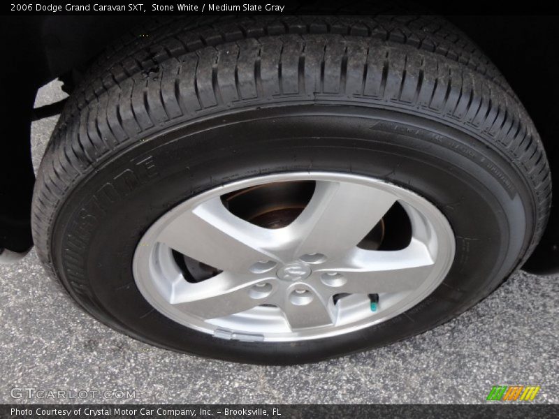 Stone White / Medium Slate Gray 2006 Dodge Grand Caravan SXT
