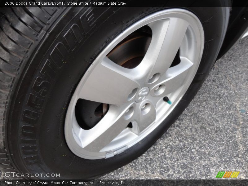 Stone White / Medium Slate Gray 2006 Dodge Grand Caravan SXT