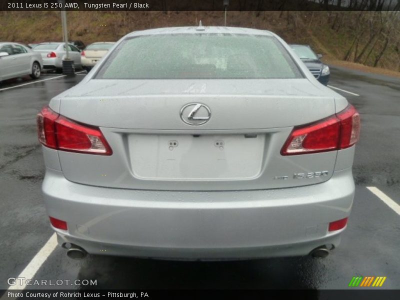 Tungsten Pearl / Black 2011 Lexus IS 250 AWD