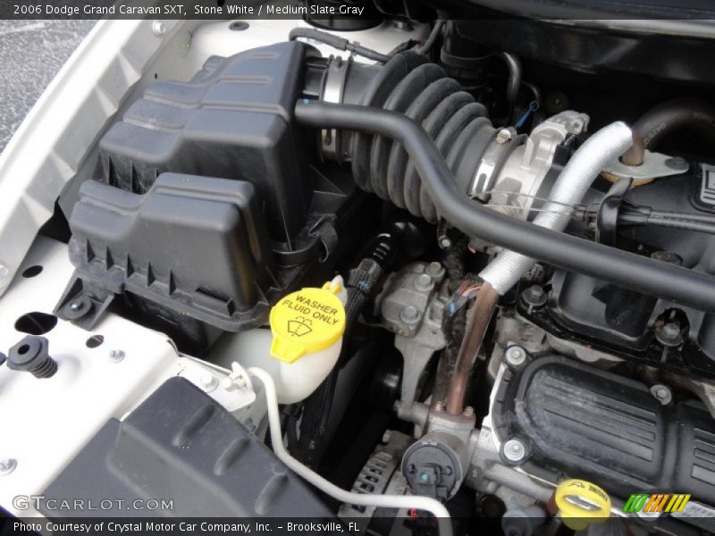 Stone White / Medium Slate Gray 2006 Dodge Grand Caravan SXT