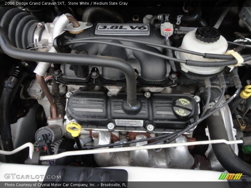 Stone White / Medium Slate Gray 2006 Dodge Grand Caravan SXT