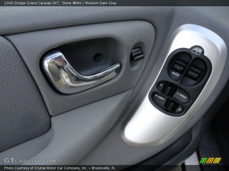 Stone White / Medium Slate Gray 2006 Dodge Grand Caravan SXT