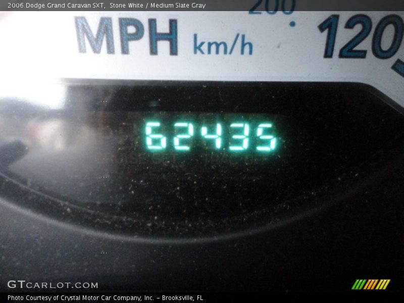 Stone White / Medium Slate Gray 2006 Dodge Grand Caravan SXT