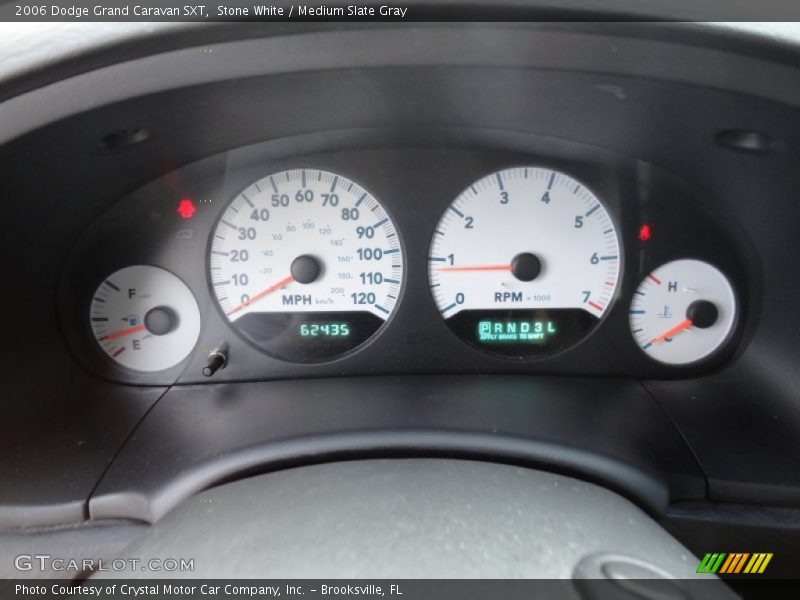 Stone White / Medium Slate Gray 2006 Dodge Grand Caravan SXT
