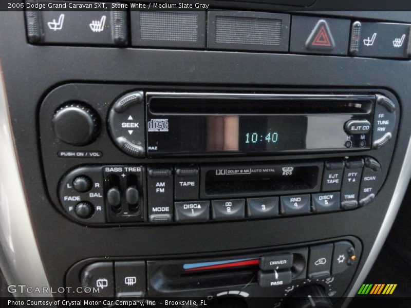 Stone White / Medium Slate Gray 2006 Dodge Grand Caravan SXT