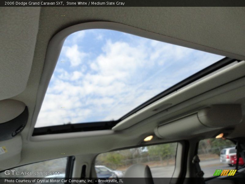 Stone White / Medium Slate Gray 2006 Dodge Grand Caravan SXT
