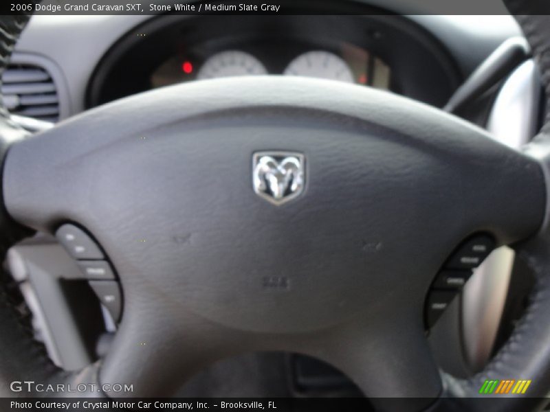 Stone White / Medium Slate Gray 2006 Dodge Grand Caravan SXT