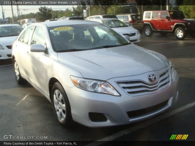 Classic Silver Metallic / Ash 2011 Toyota Camry LE