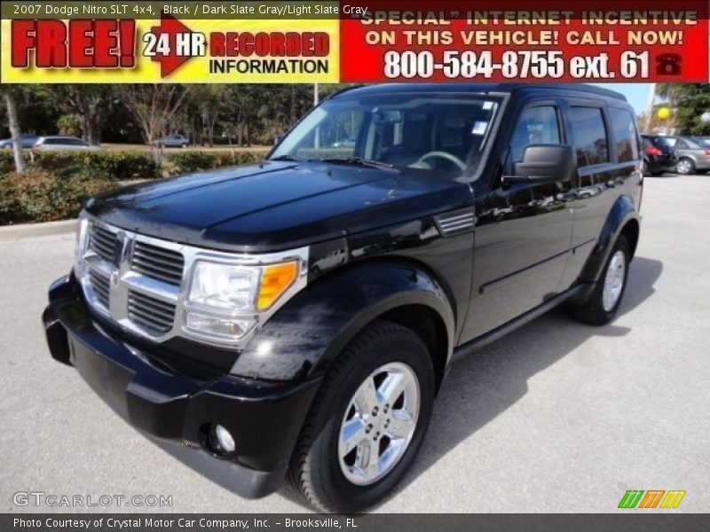 Black / Dark Slate Gray/Light Slate Gray 2007 Dodge Nitro SLT 4x4